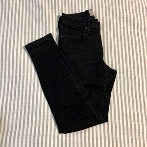 Everlane mid-rise stretchy skinny jeans (25 ankle)